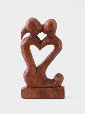 Сувенир «Поцелуй», 15×9×3.5 см, дерево