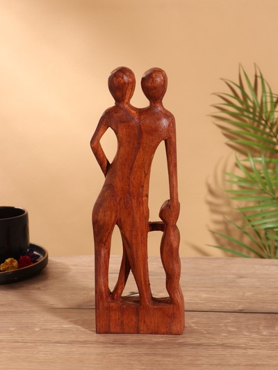 Сувенир «Семья», 10×3×30 см, дерево