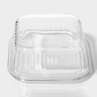 Контейнер для еды Доляна Basic, 800 мл, 15×7 см, квадратный, жаропрочного стекло, прозрачный - Фото 8