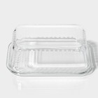 Контейнер для еды Доляна Basic, 640 мл, 17×12.5×6.3 см, прямоугольный, жаропрочного стекло, прозрачный - Фото 9