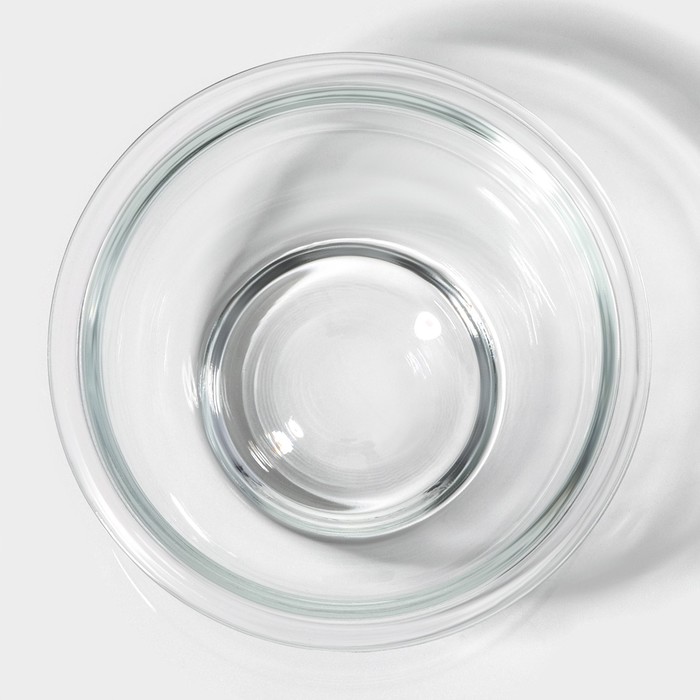 Миска из жаропрочного стекла Доляна «Классика», 500 мл, 14×7,5 см