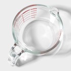 Кувшин мерный Доляна «Классика», 250 мл, 14×10.5×7 см, жаропрочное стекло - Фото 7