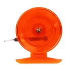 Катушка инерционная, пластик, диаметр 6.5 см, цвет оранжевый, 808S - фото 9499803