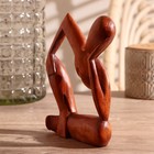 Сувенир дерево "Думающий человек" 18х13х3 см - фото 803776477