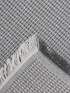 Плед с бахромой «Этель» Waffle, 130×180 см, серый - Фото 7