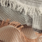 Плед с бахромой «Этель» Waffle, 130×180 см, серый - Фото 4