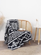 Плед с бахромой «Этель. Этника», 130×180 см, серый - Фото 1