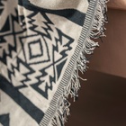 Плед с бахромой «Этель. Этника», 130×180 см, серый - Фото 3