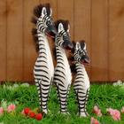 Сувенир «Семейство зебр», набор 3 шт., h=40 см, h=35 см, h=30 см, дерево - Фото 5