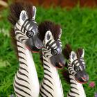 Сувенир «Семейство зебр», набор 3 шт., h=40 см, h=35 см, h=30 см, дерево - Фото 6