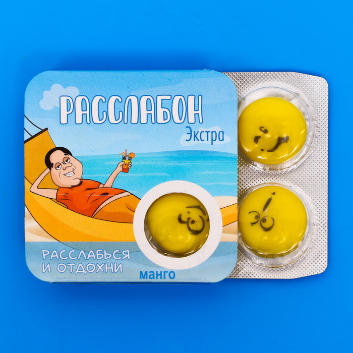 Жевательная резинка "Расслабон-экстра", манго, 14 г - Фото 1