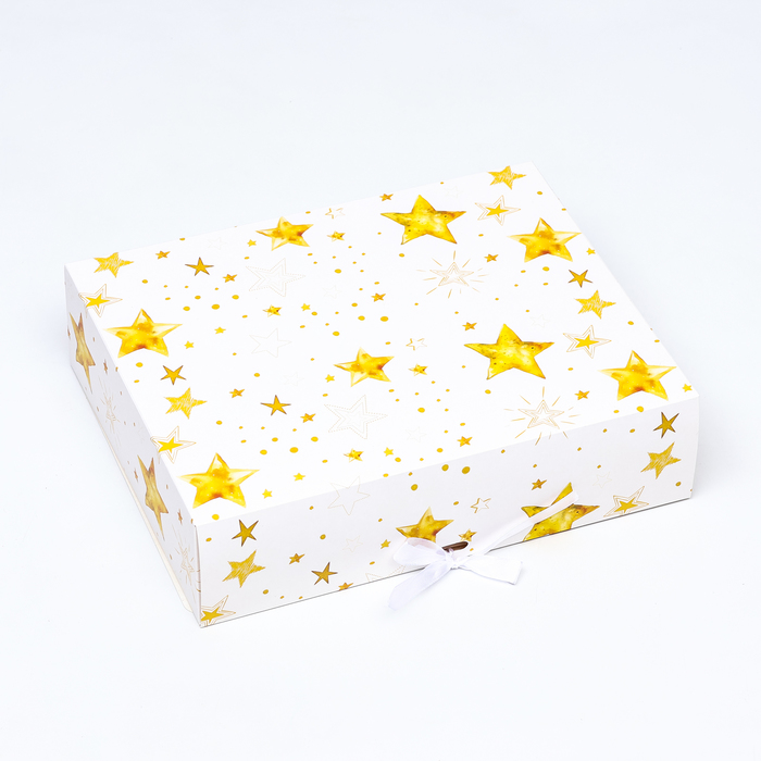 Коробка складная "Эти звёзды с неба, только для тебя" 31 х 24,5 х 8 см