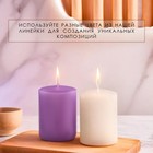 Набор свечей-цилиндров ароматических "Ландыш", 3 шт, 4х6 см - Фото 5