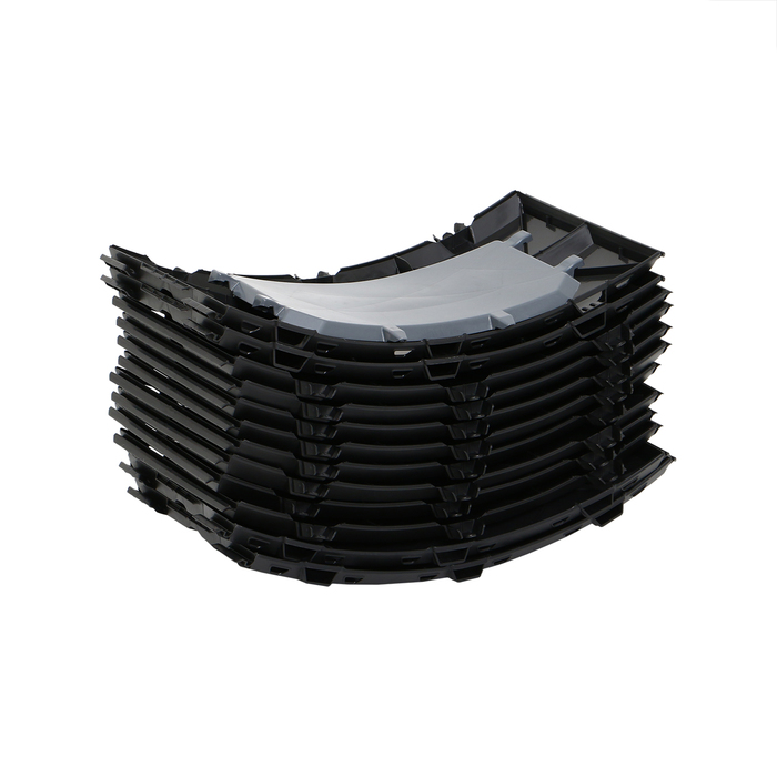 Компостер пластиковый, 800 л, 78 × 108 × 108 см, чёрный