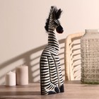 Сувенир «Зебра Лира», 40×12×10 см, дерево - Фото 2