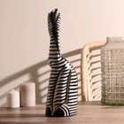 Сувенир «Зебра Лира», 40×12×10 см, дерево - Фото 4