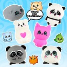 Антистресс сквиш мялка «Котик», с пастой, в пакете - Фото 4