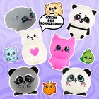 Антистресс сквиш мялка «Панда» ,с пастой, в пакете - Фото 3