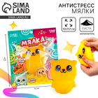 Антистресс сквиш мялка «Мишка», с пастой, в пакете - Фото 1