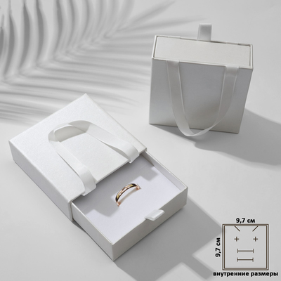 Коробочка подарочная под набор «Премиум», 10×10 см, фасовка 6 шт., белая