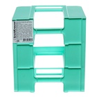 Лоток для бумаг вертикальный, 3 отделения, ErichKrause "Techno Pastel Bloom", зеленый - фото 23905329