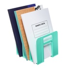 Лоток для бумаг вертикальный, 3 отделения, ErichKrause "Techno Pastel Bloom", зеленый - фото 23905330