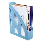 Лоток для бумаг вертикальный 75 мм, ErichKrause "Office Manga", голубой - фото 9530711