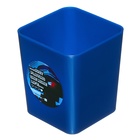 Подставка-стакан для канцелярии пластик ErichKrause Base, Cyber Game, синяя - Фото 2
