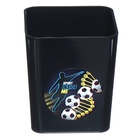 Подставка-стакан для канцелярии пластик ErichKrause Base, Sport DNA, черная - Фото 1