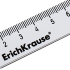 Треугольник 13 см ErichKrause "Clear", 60°, прозрачный - Фото 3