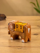 Вечный календарь с кубиками «Слоник», 11×4.5×6.6 см, дерево, МИКС - Фото 2