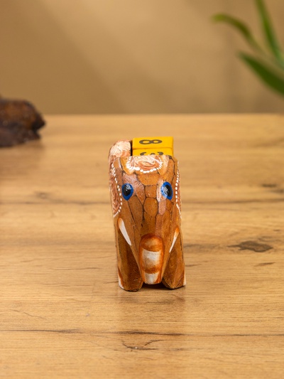 Вечный календарь с кубиками «Слоник», 11×4.5×6.6 см, дерево, МИКС