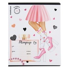 Тетрадь 24 листа в клетку ErichKrause "Fashion Girl", УФ-лак, обложка мелованный картон, блок офсет, микс (комплект 10 шт) - фото 23932384