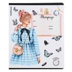 Тетрадь 24 листа в клетку ErichKrause "Fashion Girl", УФ-лак, обложка мелованный картон, блок офсет, микс (комплект 10 шт) - фото 23932385