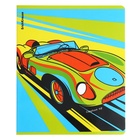 Тетрадь 48 листов в клетку, ErichKrause Neon Car, обложка мелованный картон, глянцевая ламинация, блок офсет 100% белизна, МИКС (комплект 5 шт) - фото 24430092