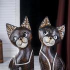 Сувенир «Парочка котов в одежде», набор 2 шт., 50×12×12 см, дерево - Фото 3