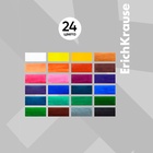 Акварель 24 цвета, ErichKrause Safari, с УФ защитой яркости, в пластиковой коробке, с европодвесом - Фото 3