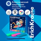 Пластилин 12 цветов 216 г ErichKrause "Kids Space Animals Candy Pearl", плавающий, перламутровый, со стеком 10371214 - фото 14048984