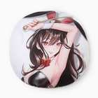 Подушка декоративная круглая «Зайка аниме», микрофибра - Фото 3