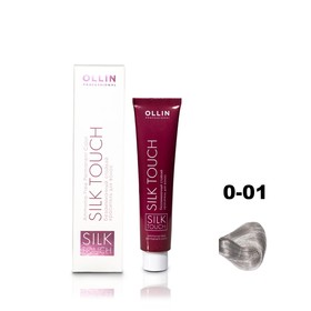Краситель для волос Ollin Professional Silk Touch, безаммиачный, тон 0/01 корректор серебряный