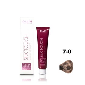Краситель для волос Ollin Professional Silk Touch, безаммиачный, тон 7/0 русый