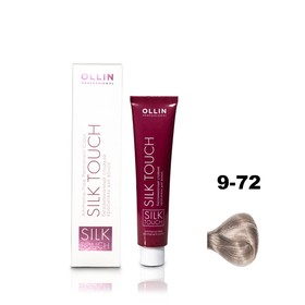 Краситель для волос Ollin Professional Silk Touch, безаммиачный, тон 9/72 блондин коричнево-фиолетовый