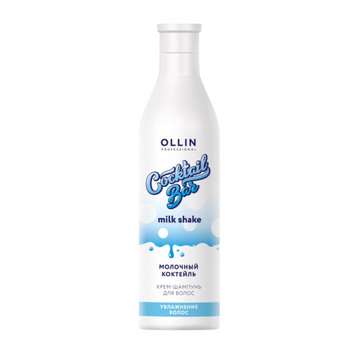 Крем-шампунь для волос Ollin Professional Cocktail Bar «Молочный коктейль» 400 мл - Фото 1