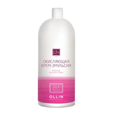 Крем-эмульсия окисляющая Ollin Professional Silk Touch, 1.5%, 5 vol, 1000 мл