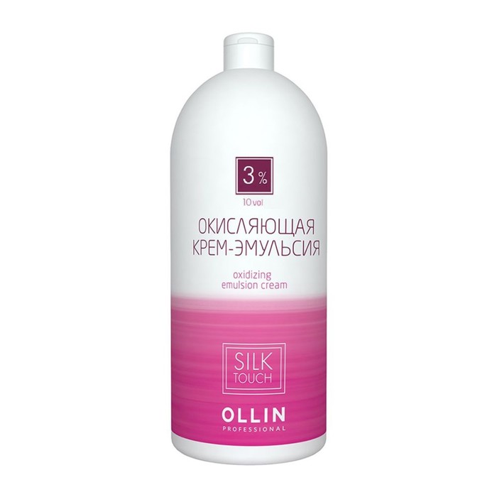 Крем-эмульсия окисляющая Ollin Professional Silk Touch, 3%, 10 vol, 1000 мл - Фото 1