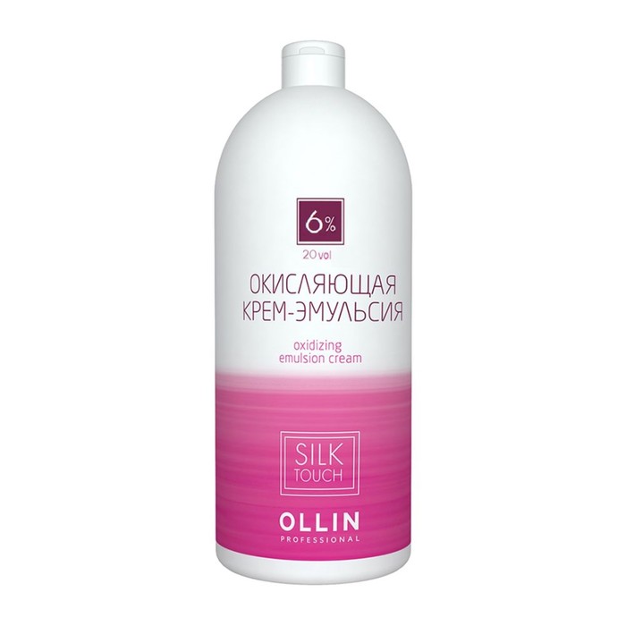 Крем-эмульсия окисляющая Ollin Professional Silk Touch, 6%, 20 vol, 1000 мл - Фото 1