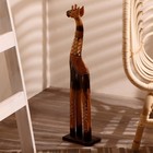 Сувенир дерево "Жираф резной" 60х15,5х9,5 см - Фото 2