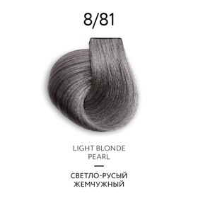 Крем-краска для волос перманентная Ollin Professional Color Platinum Collection, тон 8/81, 100 мл