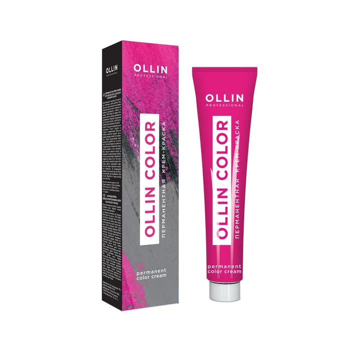 Крем-краска для волос перманентная Ollin Professional Color, тон 2/22 чёрный фиолетовый, 100 мл - Фото 1