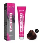 Крем-краска для волос перманентная Ollin Professional Color, тон 5/4 светлый шатен медный, 60 мл 10232001 - фото 307407721